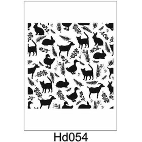 Resim Duvar Dekor Stencil Şablon 40X40 Hd-054 