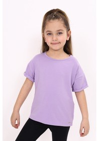 Resim Toontoy Kids Toontoy Kız Çocuk Tişört Lila 