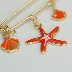 Resim Coral Dive Çengelli İğneli Giyim & Çanta Süsü - PinCharm (Bag Charm) | Happyangels 