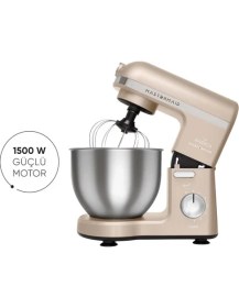 Resim Karaca Mastermaid Chef Stand Mikser Iconic Beige 1500W 5 Lt 