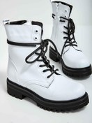Resim Bambi Beyaz Kadin Bot & Bootie K02538004209 Bambi