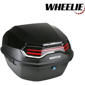 Resim Wheelıe Xt08-b 32 Litre Motosiklet Arka Çanta Siyah 