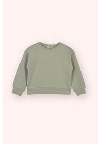 Resim Panço Haki Kız Çocuk Sweatshirt 2511gk08016 Haki 