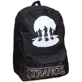 Resim Atlantis Stranger Things Sırt Çantası Siyah Çok Renkli 