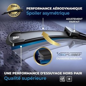 Resim Valeo Silencio Flat Blade Set Silecek Seti Fiat 500L / 500X (2012-2018), Opel Mokka/Mokka X (2015-2019) (650+350 MM) 574663 