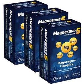 Resim Magnesave5 Magnezyum Complex 2 x 60 Kapsül 