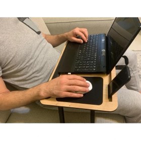 Resim Karokstore Axolotl Supplyplus Safir Telefon Tablet Bölmeli Katlanır Ayaklı Minderli Laptop Sehpası Bilgisayar Çalışma Masas 