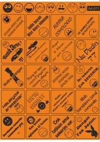 Resim Sevenkardeşler A4 Sticker 011 Tek Paket Çoklu Sticker 