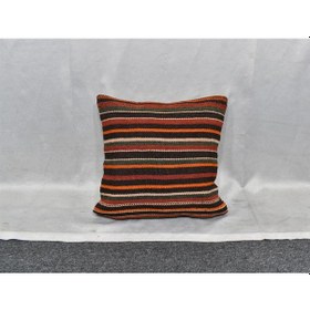 Resim Zehra Abla Halı Yeni El Dokuma Dekoratif Kilim Kırlent Yastık Kılıfı 6434 Çok Renkli 