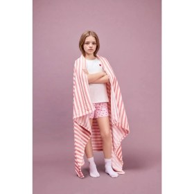 Resim DeFacto Regular Fit Fitilli Kaşkorse Şort Tişört 2'li Pijama Takımı Kız Çocuk H5705A826SM 