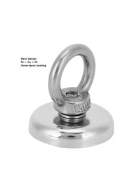 Resim Tongxida Dayanıklı N35 Kaplamalı Manyetik Kanca - 80 Lb Yük Taşıma Kapasiteli Balıkçılık Ve Sabitleme Aracı 