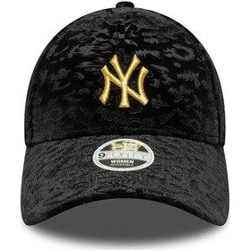 Resim New Era Wmns Leo Velour 9forty Neyyan Unisex Şapka 60758950 Siyah 