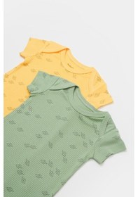 Resim BabyCosy Organik Modal Fil Baskılı 2 Li Kısa Kollu Tulum Csym11426 001 