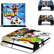Resim Crash Bandicoot Playstation 4 Fat Sticker Kaplama CB-01 