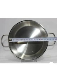 Resim Metal Tepe Cam Kapak Tencere Kapağı 32 CM 