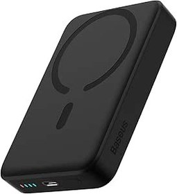 Resim Baseus Magsafe Mini Type-C Kablolu Wireless Powerbank 10.000 mAh 30W-Siyah 