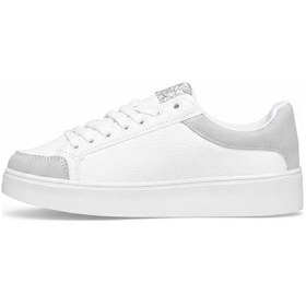 Resim M.p 261-6585zn Kadın Yürüyüş Ayakkabısı Beyaz Beyaz 