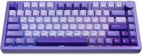 Resim Philips EVNIA SPK8618 Mekanik RGB 81 Tuş USB/Bluetooth/2.4G Kablosuz Oyuncu Klavyesi (Mor) 