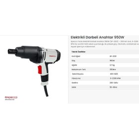 Resim Specco Darbeli Somun Sökme 950w 450nm Sp2031 
