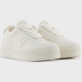 Resim Armani Exchange Bayan Ayakkabı Xw001631 Af17351 Mz128 Beyaz-gold Beyaz-gold 