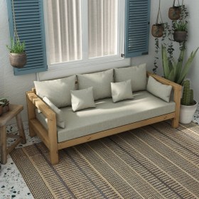 Resim Sheffield Otantik Doğal Ahşap Kanepe 