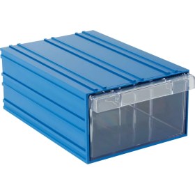 Resim Sembol Plastik Set 501 Mavi Şeffaf Plastik Çekmeceli Kutu 