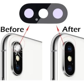 Resim TE iPhone Uyumlu X Arka Kamera Camı (Teknik Malzemedir) 