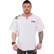 Resim Big Sam Oversize Antrenman T-Shirt Extra Geniş Havlu Rag Top Big Sam 3296 