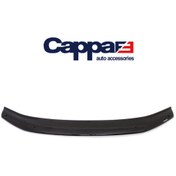 Resim Cappafe Dacia Logan Mcv Ön Kaput Koruyucu Rüzgarlığı 4mm Akrilik (abs) Piano Black 2013 ve Sonrası Uyumlu 