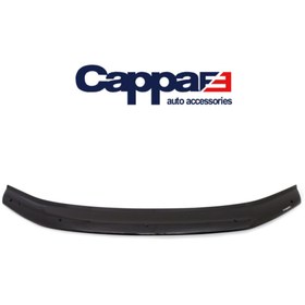 Resim Cappafe Dacia Logan Mcv Ön Kaput Koruyucu Rüzgarlığı 4mm Akrilik (abs) Piano Black 2013 ve Sonrası Uyumlu 