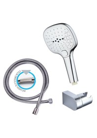 Resim Yapıtaşı Yt261 Limon Banyo Duş Seti Butonlu 3fonksiyonlu Krom 