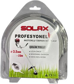 Resim Belle Fusion Mey İthalat® Solax Çelik Telli Tırpan Misinası 3,5 mm 23 Metre 