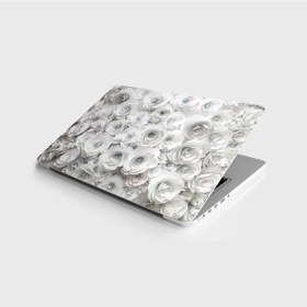 Resim Laptop Sticker Notebook Pc Kaplama Etiketi 3d Metal Çiçek 