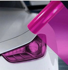 Resim Far Stop Filmi Far Folyosu Pembe Far Çizik Çizilme Engelleyici Folyo 100cm X 30cm 