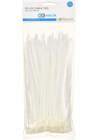 Resim Günsan Beyaz 100'lü Kablo Bağı (20cm x 4.8mm) 