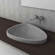 Resim Bocchi Etna Tezgah Üstü Lavabo 58 cm Mat Gri 1112-006-0125 
