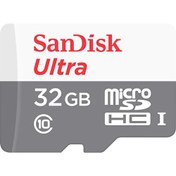 Resim SanDisk Ultra® 32GB 80MB/s microSDHC™/microSDXC™ UHS-I Hafıza Kartı SDSQUNS-032G-GN3MN Sandisk