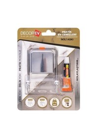 Resim Decorev Dc-542 Dekoratif Banyo Mutfak İkili Havlu Askısı Çok Renkli 