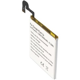 Resim Accucell Google Pixel 3a, Li-polimer, 3.85v, 3000mah, 11.6wh, Dahili, Aletsiz Pil 