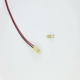Resim SANEC 2,54mm 2 Pin 2510 Kablolu Dişi Konnektör + 180D Erkek PCB Tipi 30cm - 0,25mm 