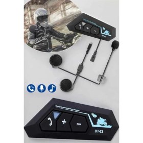 Resim Belle Fusion Bfs Kask Kulaklık Bluetooth Motosiklet Kulaklık Intercom Su Geçirmez 