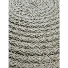 Resim Butik Decohandy 39CM Neon Renkli Şeritli Jüt Örme Supla Amerikan Servis 