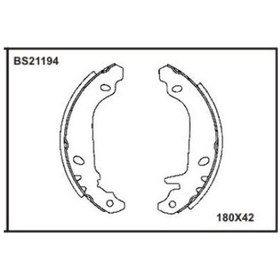 Resim Beser Bs21194 Arka Fren Balatası Pabuc R11 R19 R21 Manager Twıngo Clıo I 90 98 