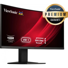 Resim Viewsonic 34" VG3419C 120Hz 0,4MS VA HDMI/DP/USB-C UWQHD Curved Oyuncu Monitörü 