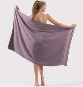 Resim Cotton Ladın Banyo Havlusu 90x150 Lavanta 