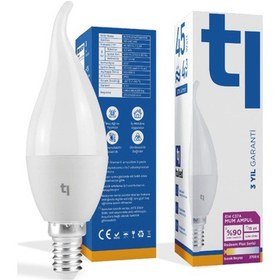 Resim Redeem Plus C37A E14 Mum Ampul, Titreşimsiz, Göz Konforu, 570 Lümen, Sıcak Beyaz, 2700 Kelvin 