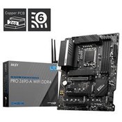 Resim MSI PRO Z690-A WIFI DDR4 SOKET 1700 DDR4 5200 (OC) PCI-E Gen 5,M.2 USB3.2 2.5G LAN Wi-Fi 6 ATX 