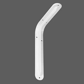 Resim Mcreative Raf Altı Ayak Raf Tutucu L Demir 16.5 x 23 cm Beyaz Montaj Aparatı (2 Adet) 