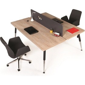 Resim Uzay Ofis Alfa İkili Çalışma Masası - 180 Cm Diğer 
