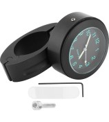 Resim Creatorally 22 / 25MM Motosiklet Gidonu Montaj Saati Evrensel Su Geçirmez Izle Dahili Pil (Siyah ) (Yurt Dışından) 